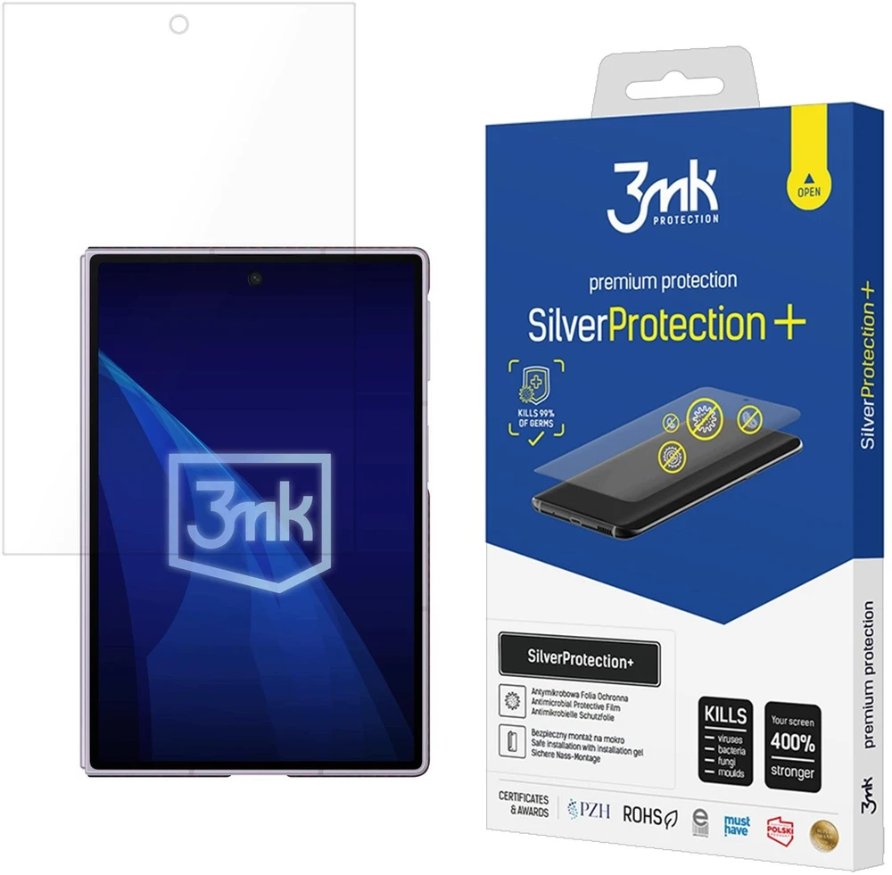 3MK SilverProtection+ antimikrobinė plėvelė, skirta Samsung Galaxy Z Fold 8
