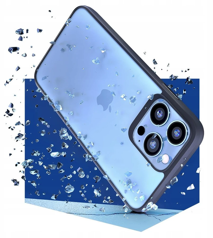 3Mk Protection 3mk Satin Armor Case+ iPhone Air dėklas - permatomas Juodas