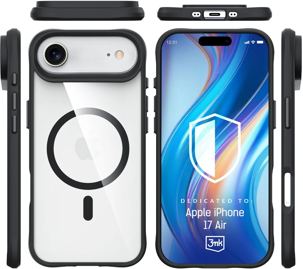Dėklas 3Mk apsauginis 3mk satininis šarvuotas MagCase iPhone 17 Air - Baltas