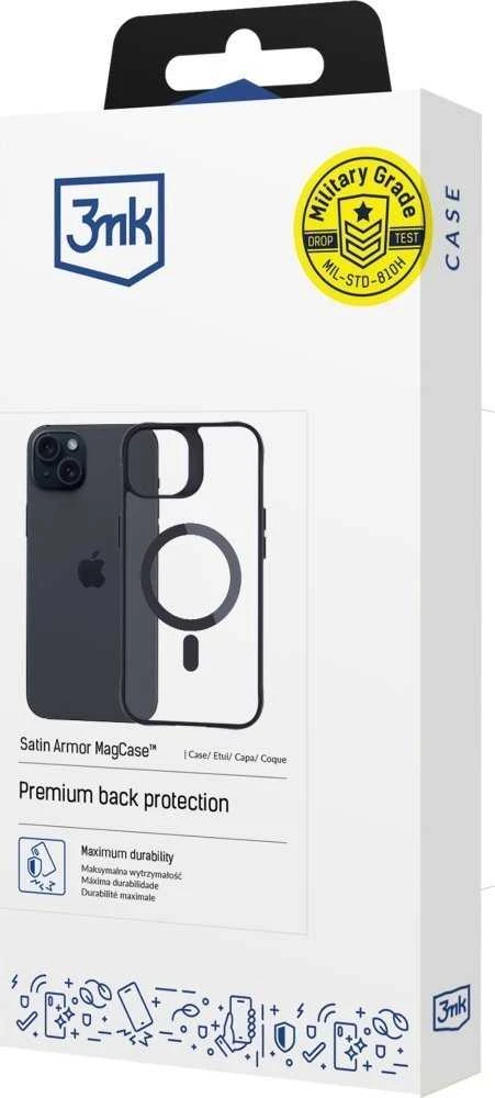 3MK Satin Armor MagDėklas Apple iPhone 156.1″