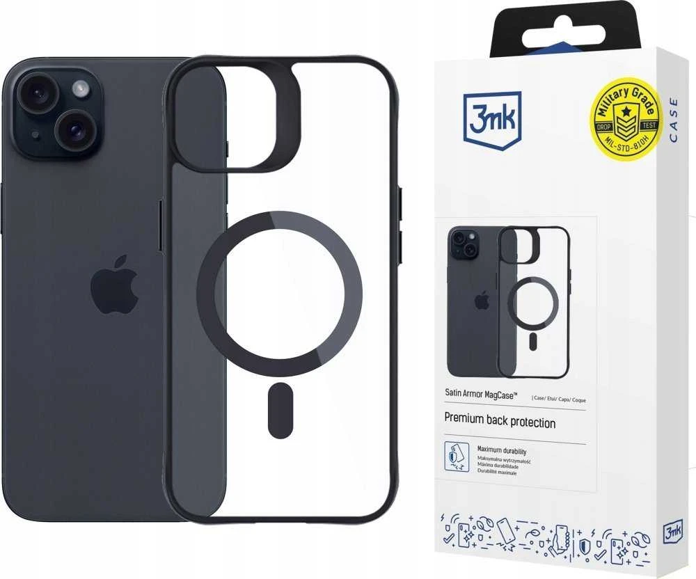 3MK Satin Armor MagDėklas Apple iPhone 156.1″