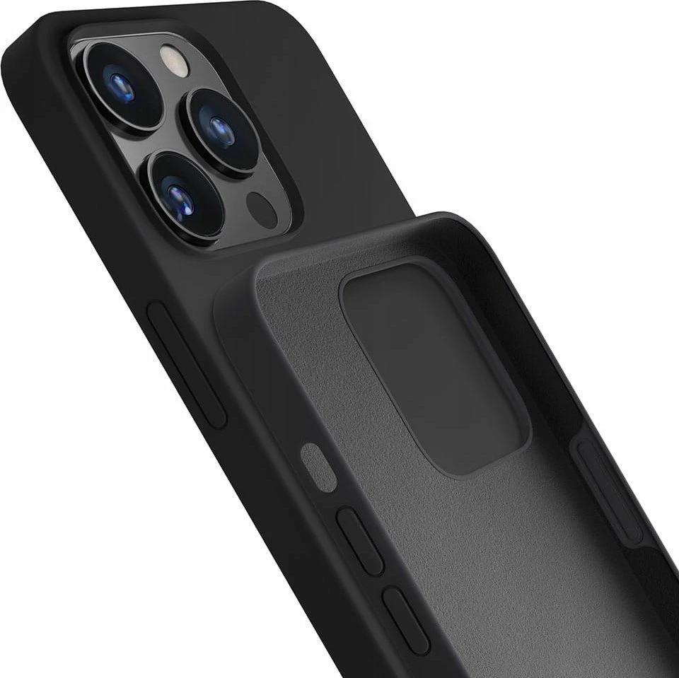 3mk silikoninis Apple iPhone 16 - dėklas telefonui juodos spalvos