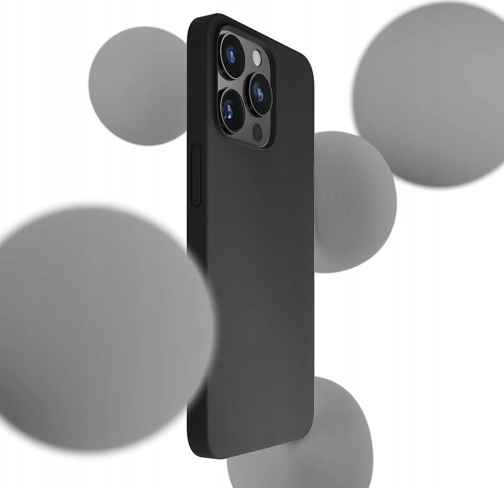 3mk silikoninis Apple iPhone 16 - dėklas telefonui juodos spalvos