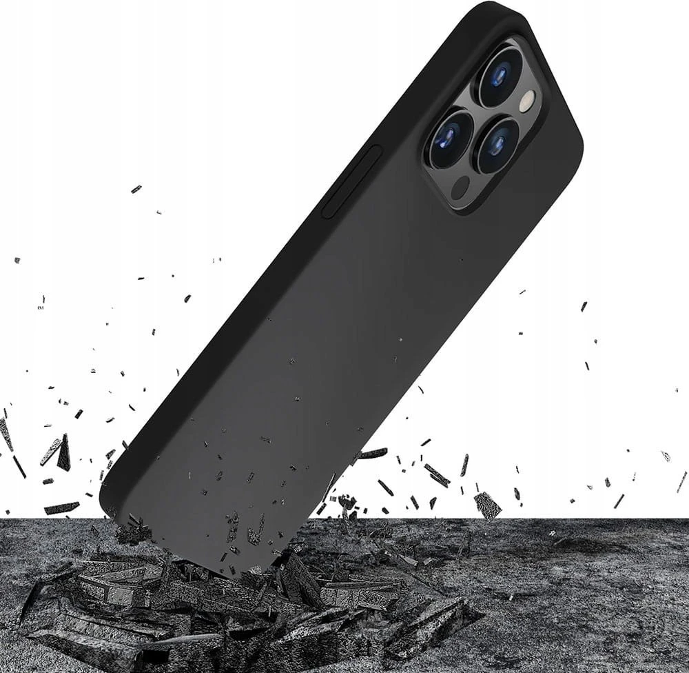 3MK Silicone Dėklas Apple iPhone 16 Pro 6.3″ juodos spalvos