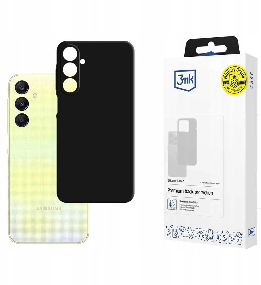 3mk Silicone Samsung Galaxy A26 5G - dėklas telefonui juodos spalvos