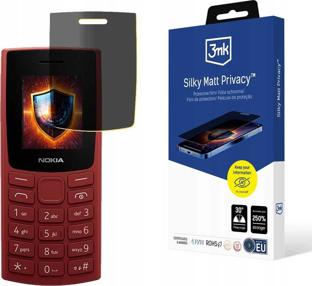 3Mk apsauga Nokia 105 4G (2023) - 3mk šilkinis matinis privatumas