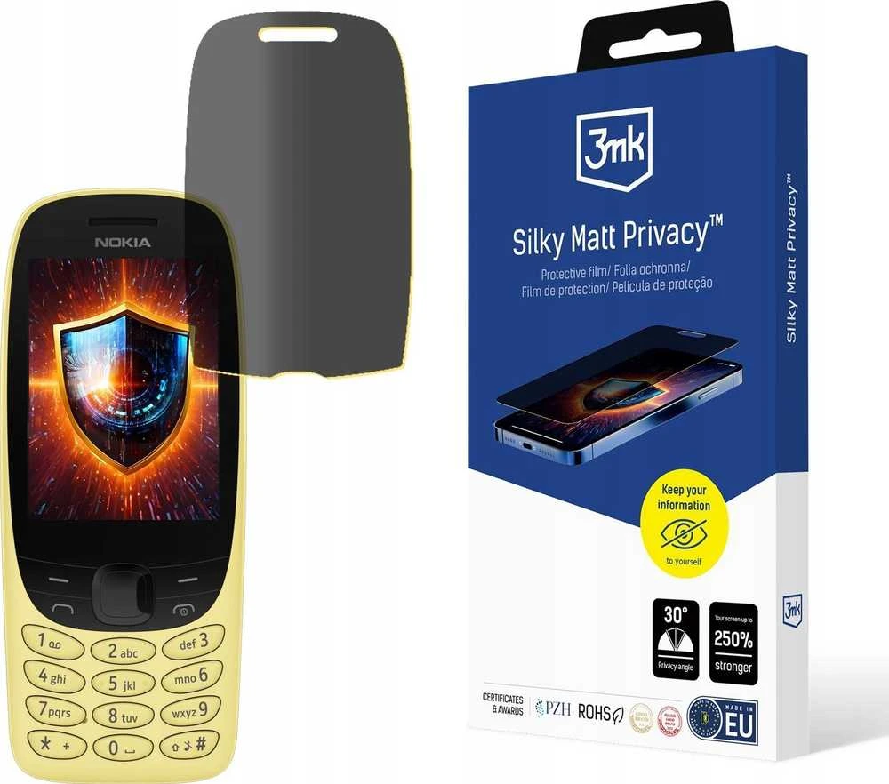 3Mk apsauga Nokia 6310 (2024) - 3mk šilkinis matinis privatumas