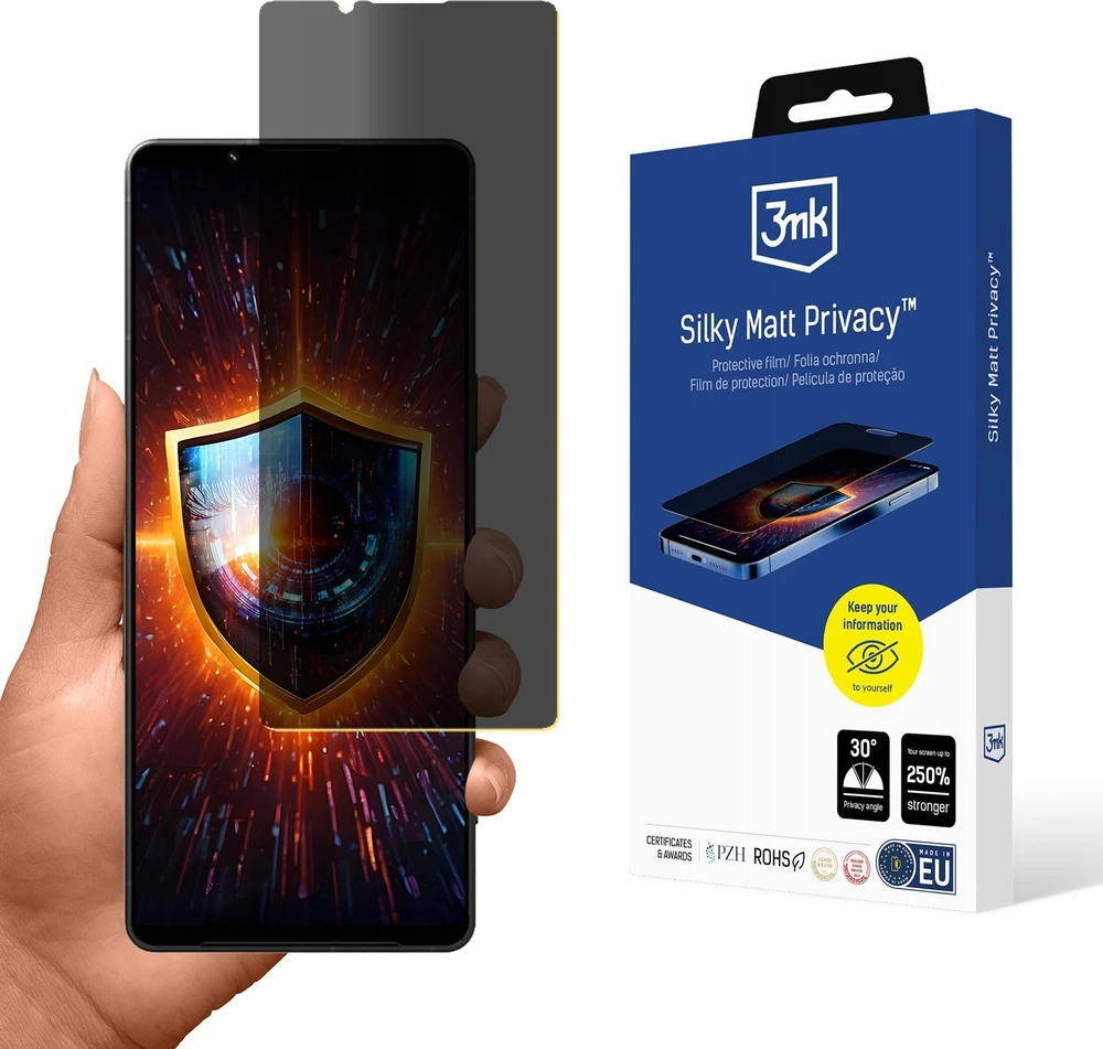 3Mk apsauga Sony Xperia 1 V – 3mk šilkinis matinis Privatumas