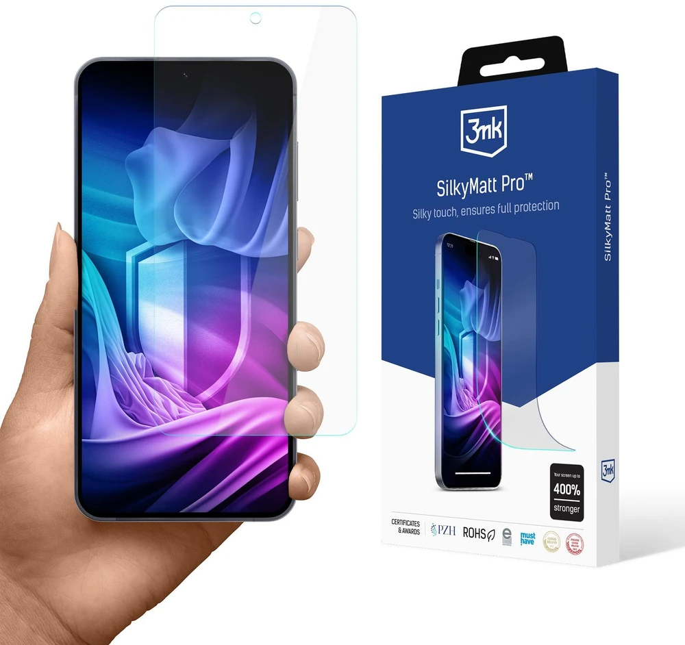 Matinė apsauginė plėvelė 3MK Silky Matt Pro, skirta Samsung Galaxy S26+