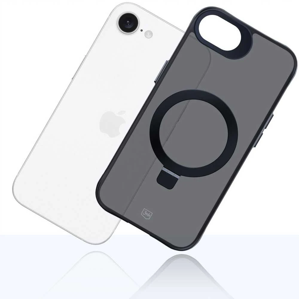 Dėklas 3mk Smoke Case Mag&Stand pro Apple iPhone 16E