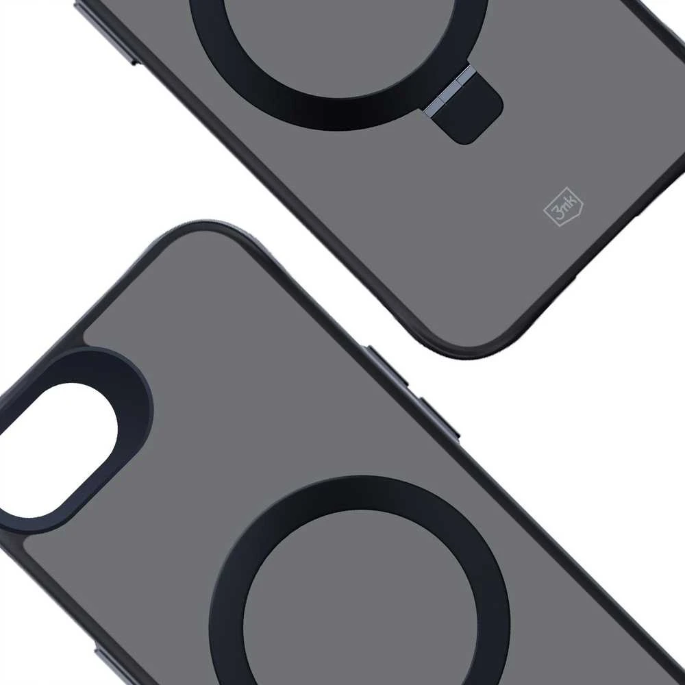 Dėklas 3mk Smoke Case Mag&Stand pro Apple iPhone 16E