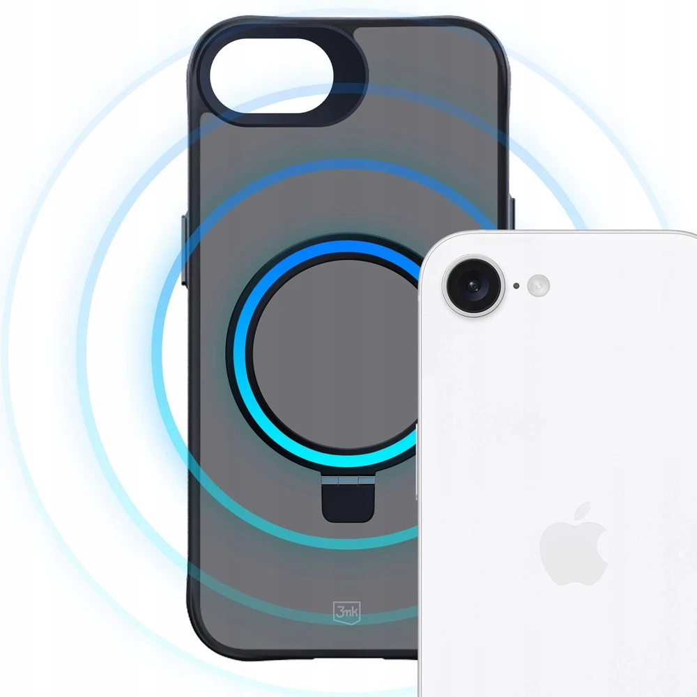 Dėklas 3mk Smoke Case Mag&Stand pro Apple iPhone 16E