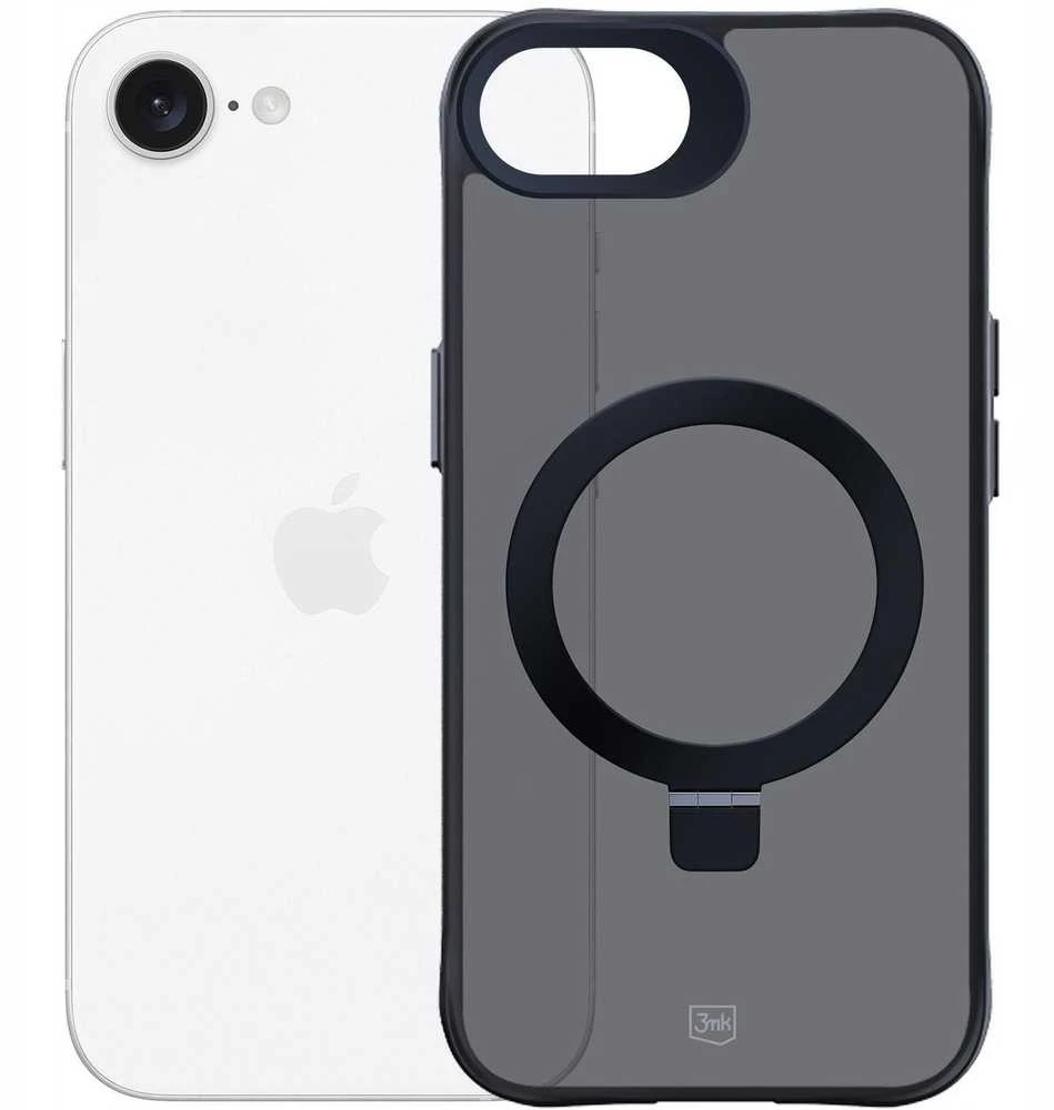 Dėklas 3mk Smoke Case Mag&Stand pro Apple iPhone 16E