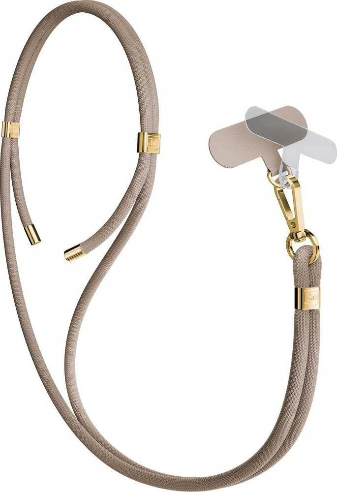 3MK EasyClip Elite pilkšvai pilkas (auksinis) telefono dirželis