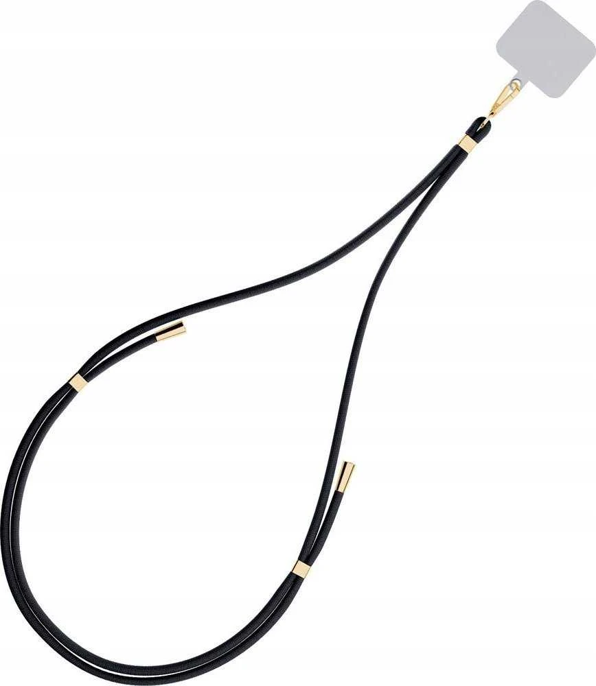 3MK EasyClip juodos spalvos (auksinis) virvelė telefonui