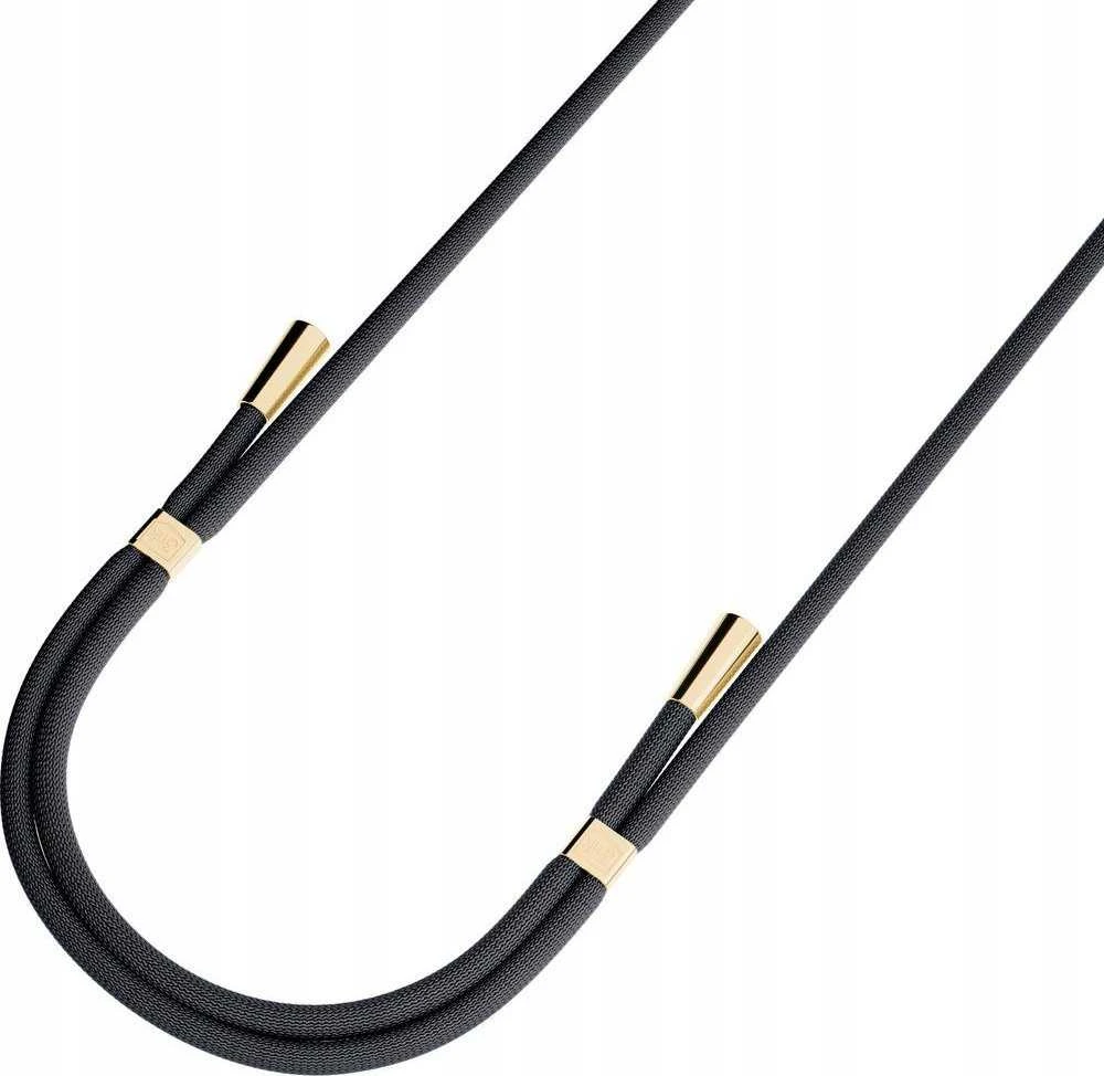3MK EasyClip juodos spalvos (auksinis) virvelė telefonui