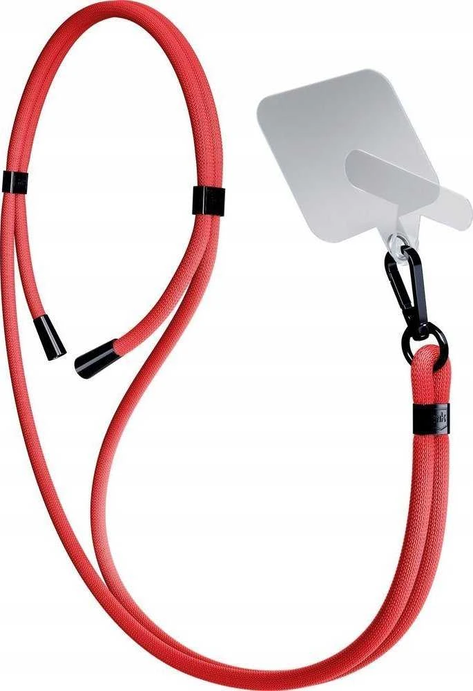 Dėklas Išmanusis telefonas Lanyard 3mk EasyClip - Raudona