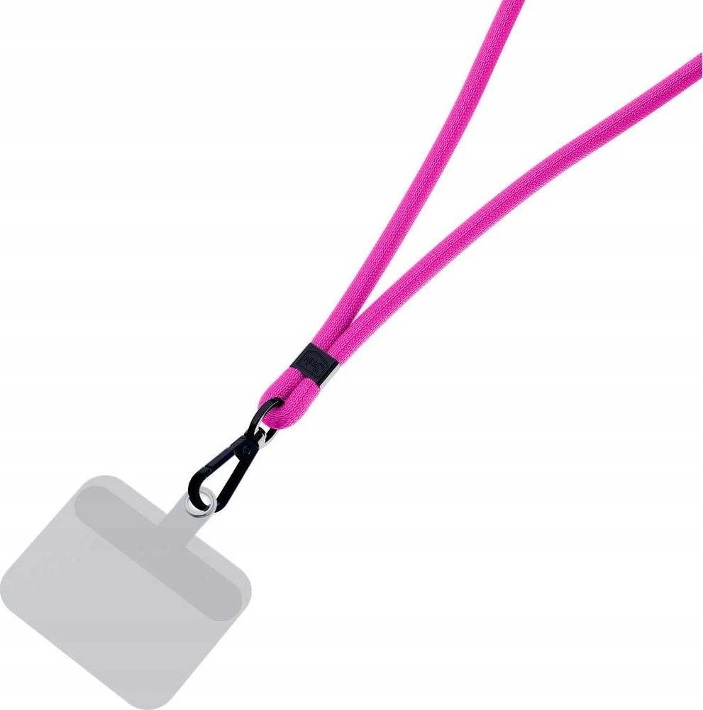 3MK EasyClip Rožinė (juodos spalvos) virvelė telefonui