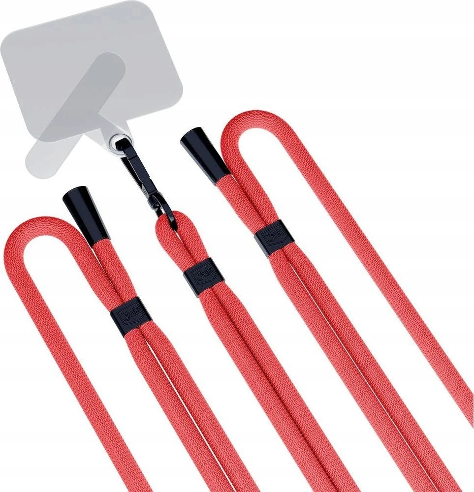 Dėklas Išmanusis telefonas Lanyard 3mk EasyClip - Raudona