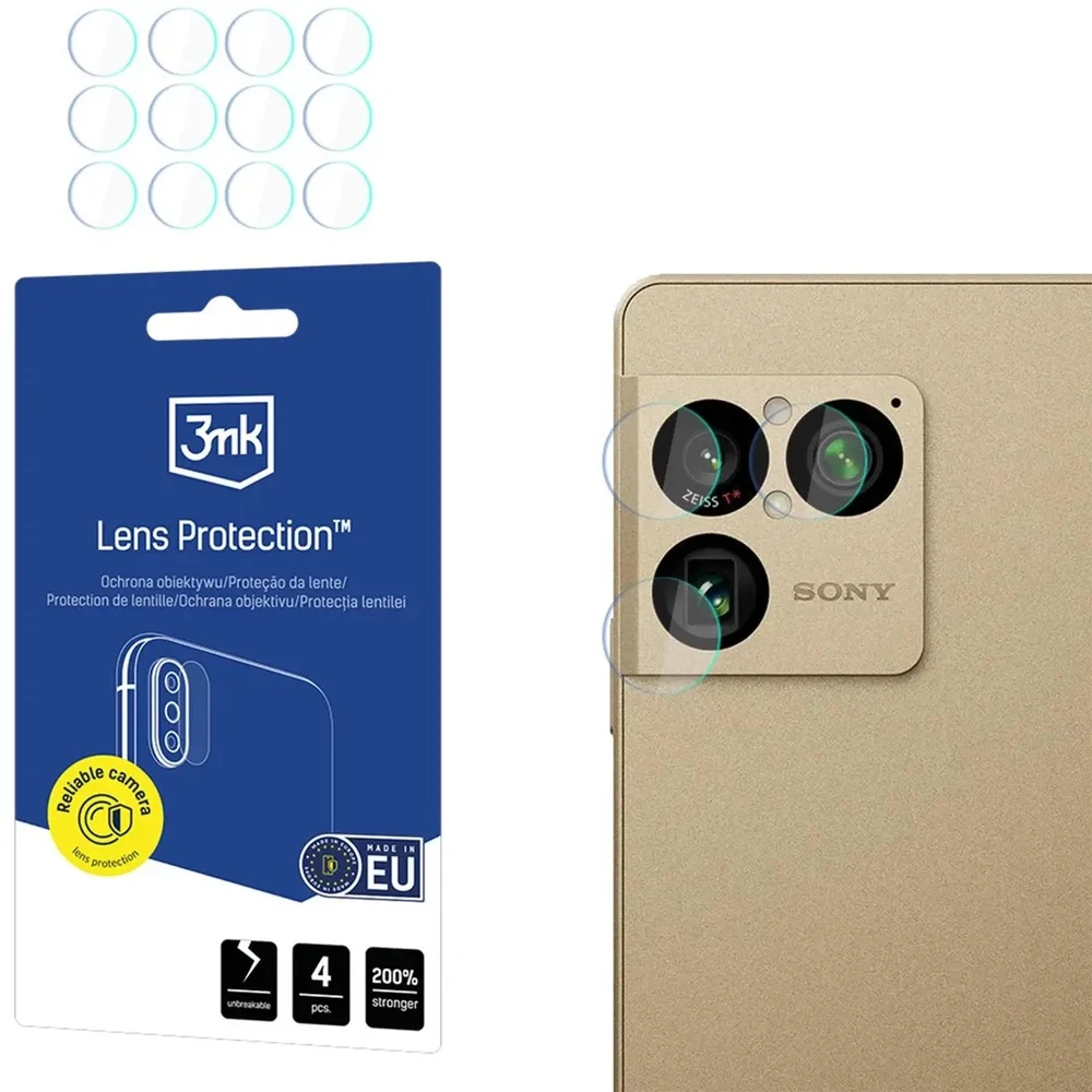 Nezatříděno 3Mk Protection 3mk Lens Protection™ hibridinio fotoaparato objektyvo stiklas, skirtas „Sony Xperia 1 VIII“