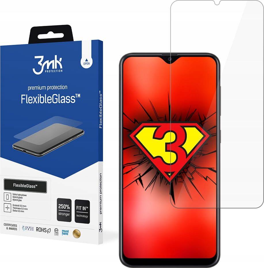 3MK stiklas Samsung Galaxy A20e hibridinis stiklas, skaidrus, apsauginis stiklas