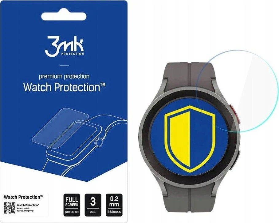 LCD apsauginis stikliukas 3mk Flexible Glass Samsung Watch 5 Pro 45mm