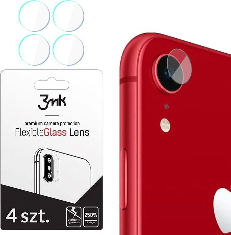 3mk Lens Protection™ hibridinis fotoaparato stiklas, skirtas iPhone Xr