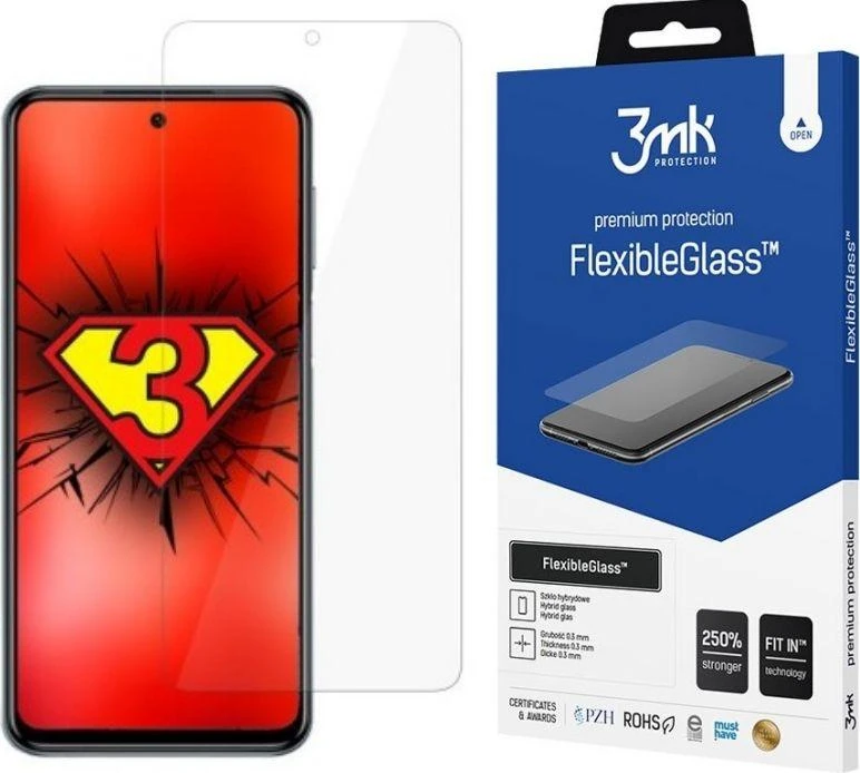 LCD apsauginė plėvelė 3MK Flexible Glass Xiaomi Redmi Note 10 4G/Note 10S/Poco M5s