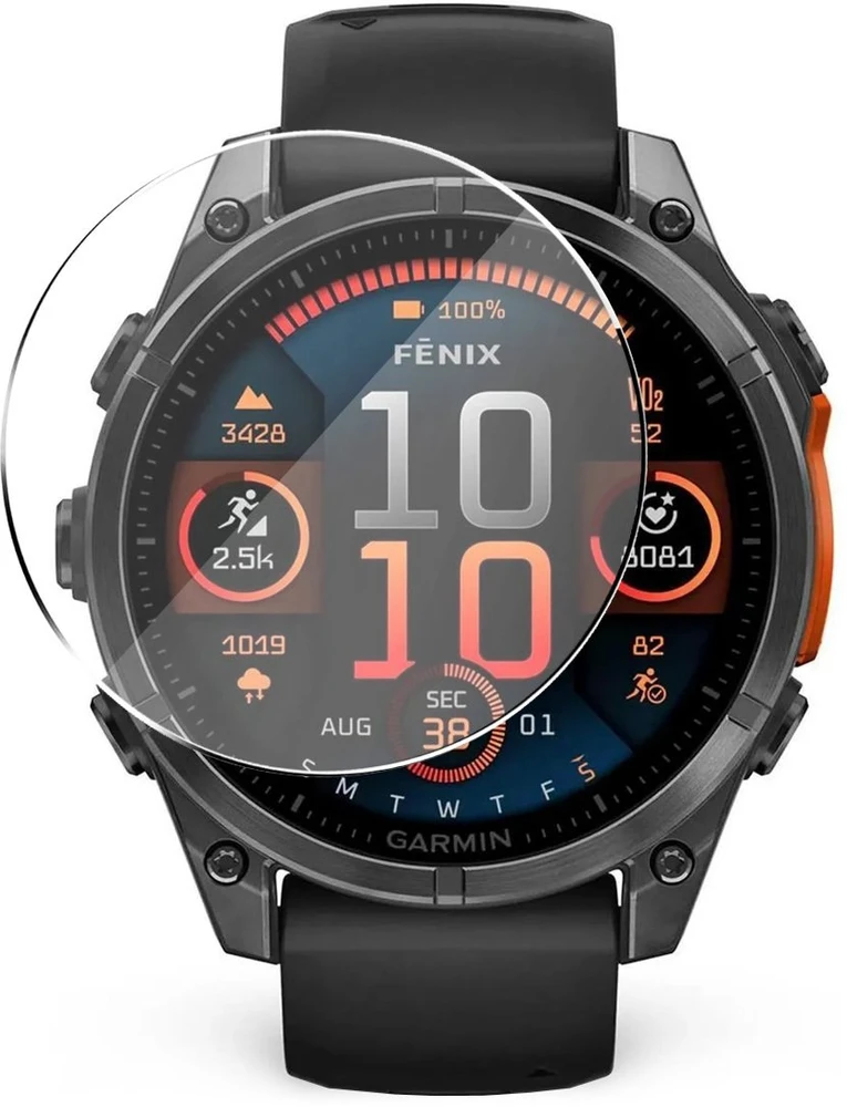 Hibridinis stiklas 3MK FlexibleGlass Watch skirtas Garmin Fenix 9 Pro 51mm