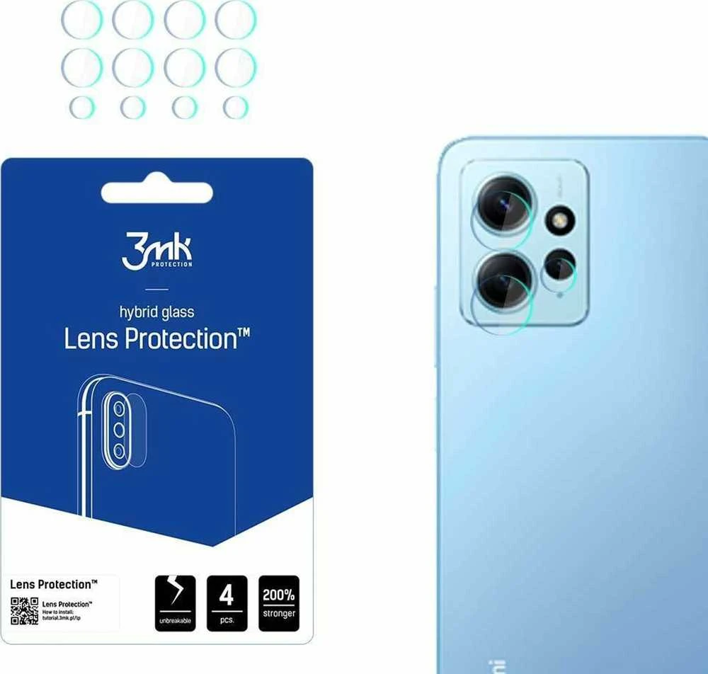 Fotoaparato stiklas Xiaomi Redmi Note 12 7H 3mk Lens Protection serijos objektyvas