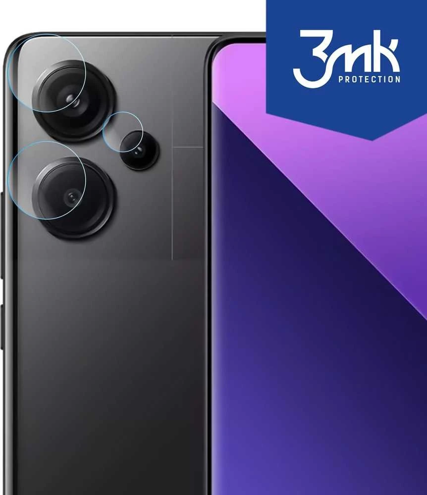 3MK „Redmi Note 13 Pro“ objektyvo apsauga + kameros objektyvo apsauga (4 vnt.)