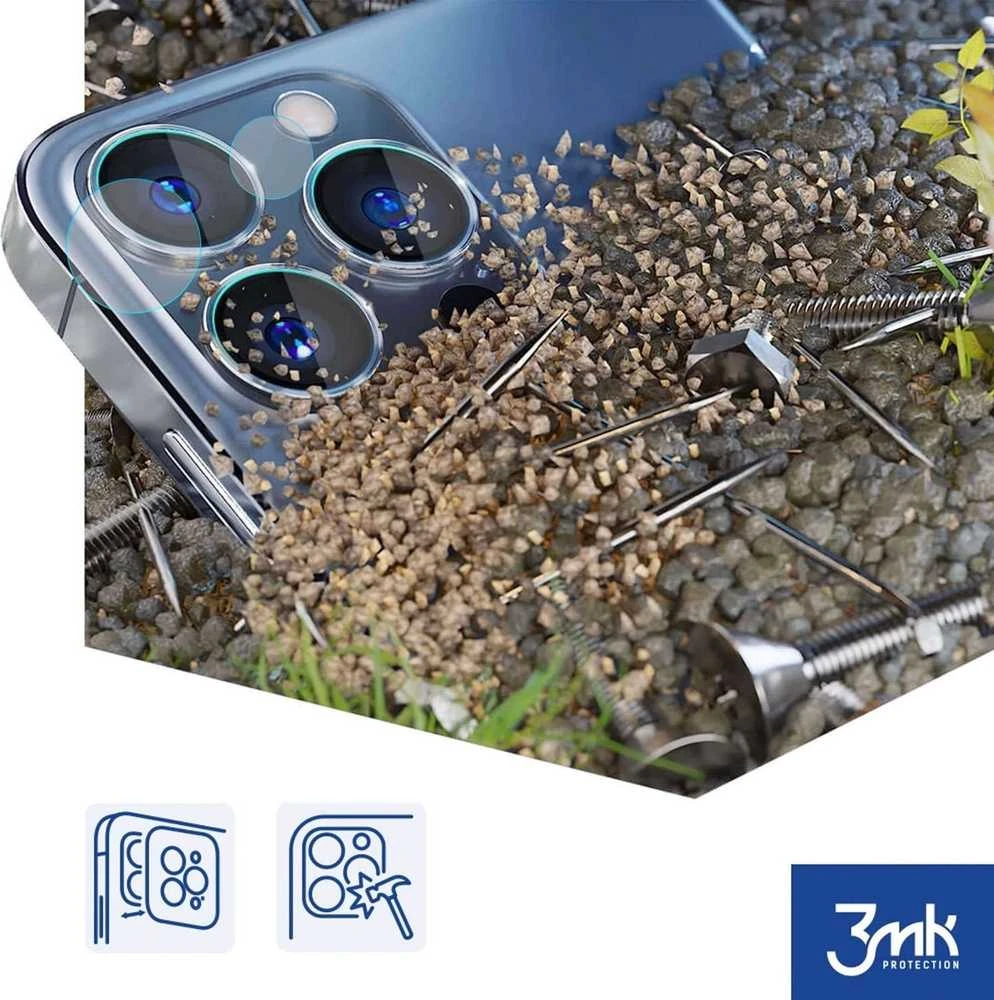 3MK „Redmi Note 13 Pro“ objektyvo apsauga + kameros objektyvo apsauga (4 vnt.)
