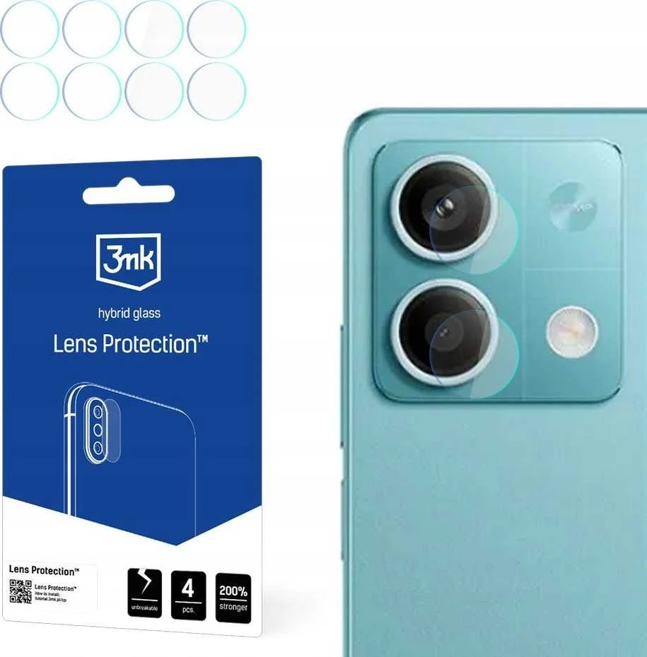 3mk Lens Protection™ hibridinis fotoaparato stiklas Redmi Note 13 5G