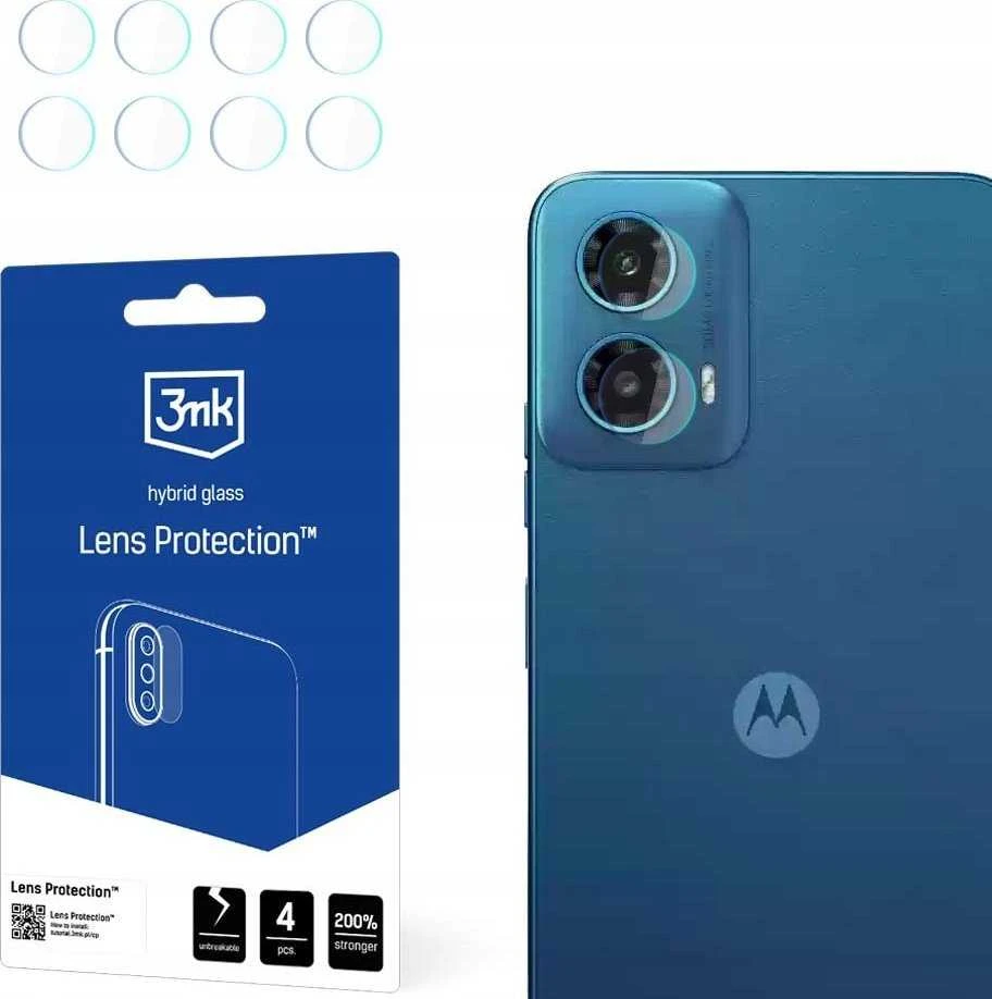 3MK objektyvo apsauga Motorola Moto G34 5G kameros objektyvo apsauga 4 vnt.