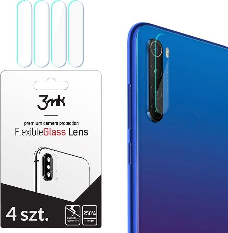3mk Lens Protection™ hibridinis fotoaparato stiklas Xiaomi Redmi Note 8T