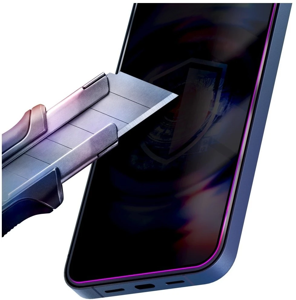 3Mk Protection 9H grūdintas stiklas su 3mk HardGlass Max privatumo filtru, skirtas iPhone 16 Pro/17