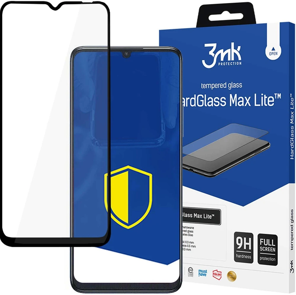 3Mk Protection 3mk HardGlass Max Lite Juodas grūdintas stiklas, skirtas TCL 505