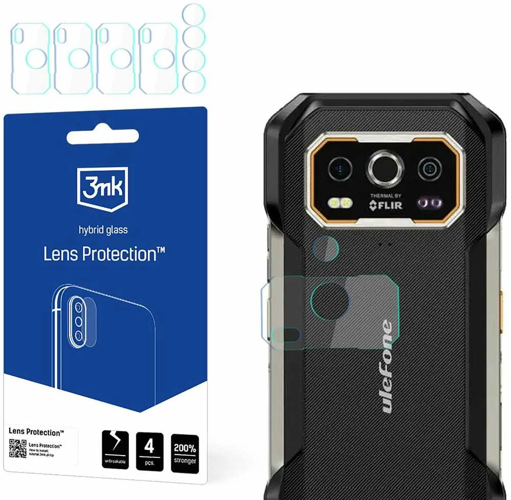 3Mk apsauga 3mk objektyvo apsauginis kameros stiklas, skirtas „Ulefone Armor 27 Pro / 27T Pro“