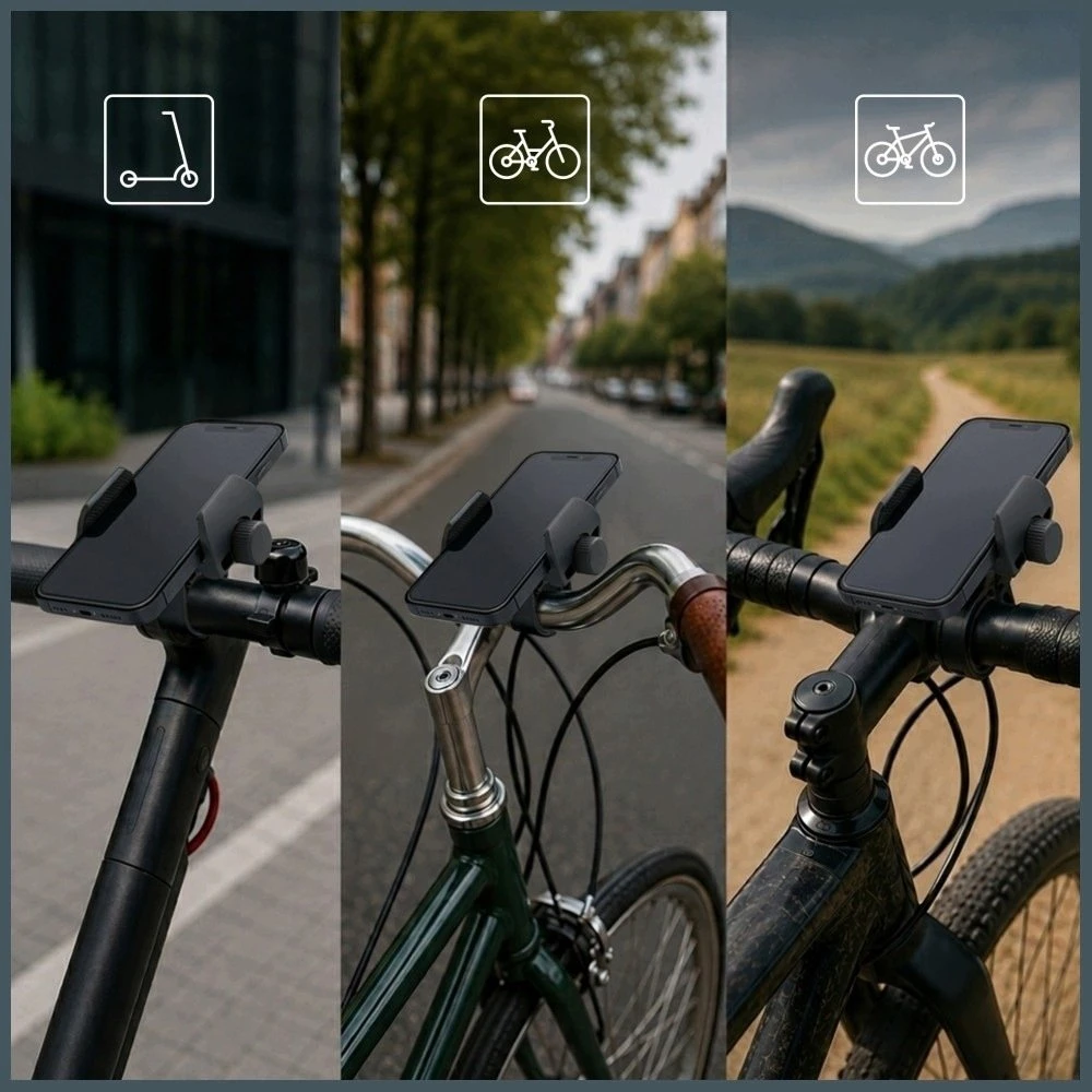 Universalus telefono laikiklis dviračiui 3MK BikeGrip