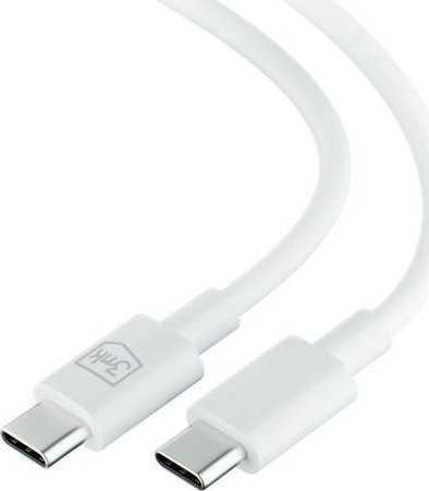 3MK Hyper Kabelis USB-C - USB-C 100W 1.2m baltos spalvos Kabelis