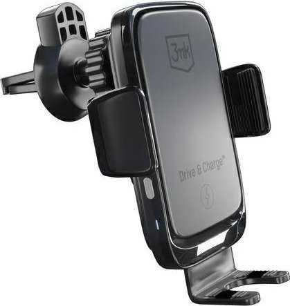 Automobilinis laikiklis-įkroviklis 3mk Drive & Charge juodas