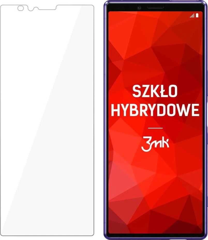 3MK lankstus „Sony Xperia 1“ hibridinis stiklas