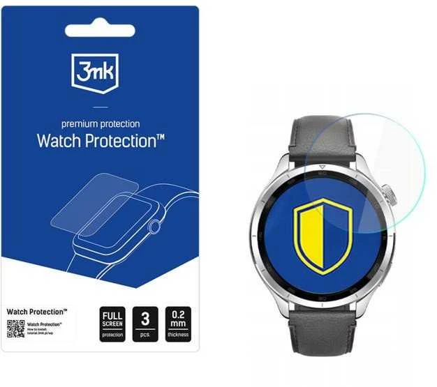 Xiaomi Watch S4 – 3mk Watch Protection FlexibleGlass