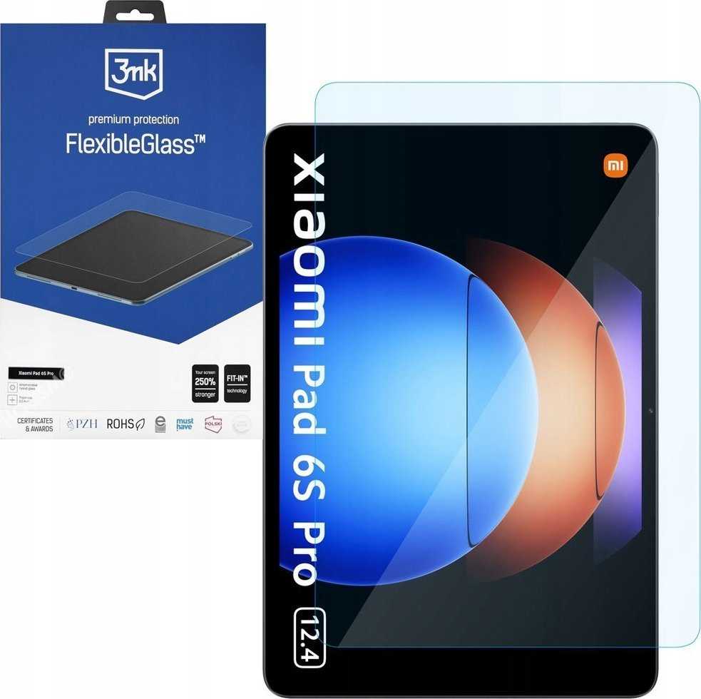 Grūdintas stiklas 3mk FlexibleGlass, skirtas Xiaomi Pad 6S Pro