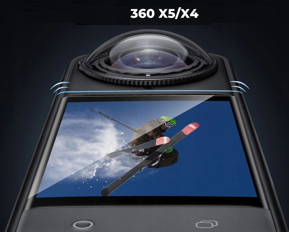 Kf 3x Grūdintas stiklas Apsauga Ekrano LCD apsauga, skirta Insta 360 Insta360 X4 X5 / KF31.184