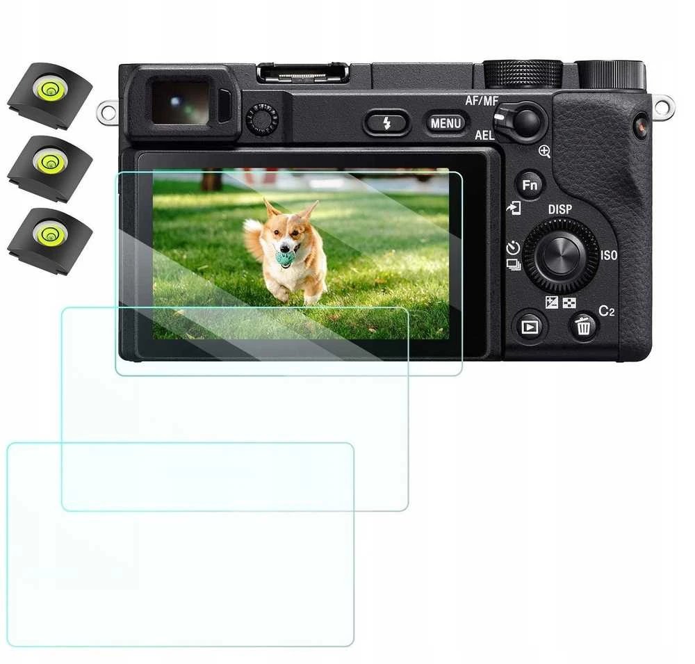K&F 3 dalių rinkinys 9H stiklo ekrano apsauga Sony Nex 7, Nex 6, 6l, 5, Nex 3n, A6600 / K&f Concept / Sku.2199