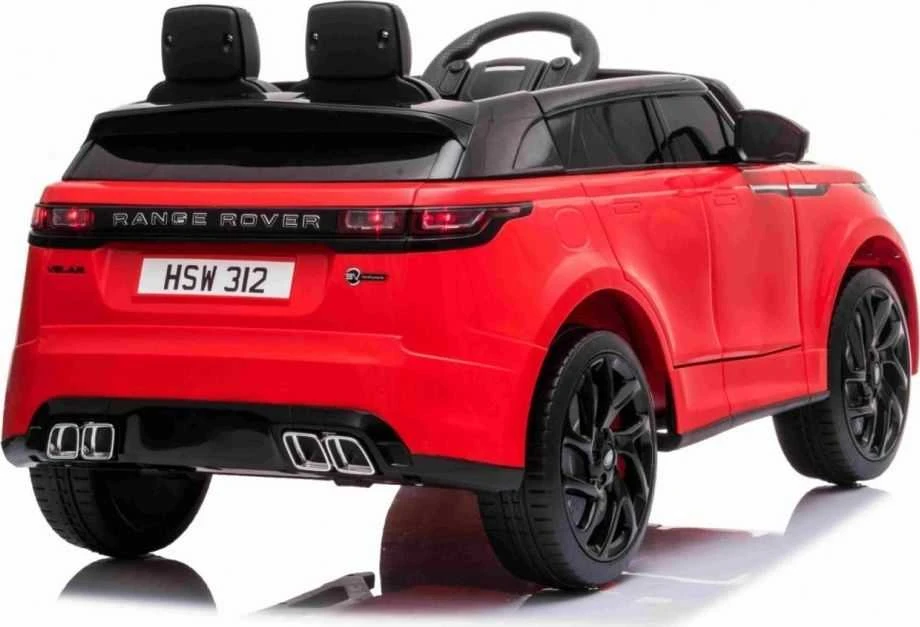 Ramiz Vaikiškas elektrinis Range Rover Velar su nuotoliniu valdymu, 3 greičiai, juodas sėdynė