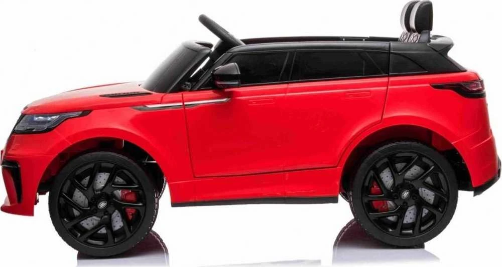 Ramiz Vaikiškas elektrinis Range Rover Velar su nuotoliniu valdymu, 3 greičiai, juodas sėdynė