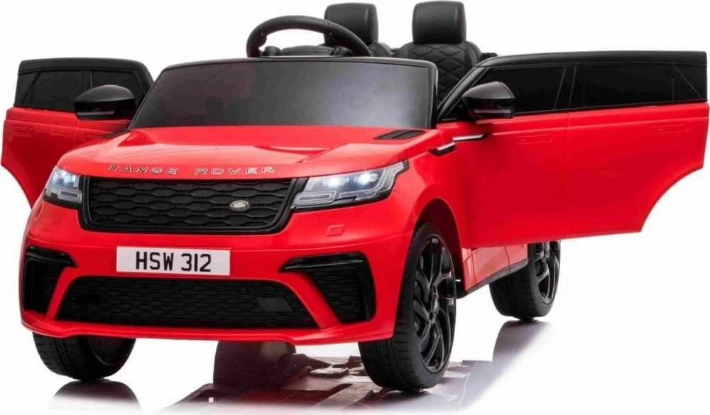 Ramiz Vaikiškas elektrinis Range Rover Velar su nuotoliniu valdymu, 3 greičiai, juodas sėdynė