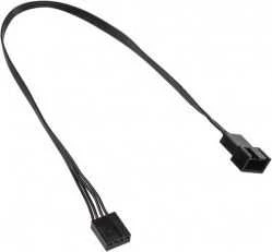 Juodas Kolink 4-pin PWM ilgintuvas